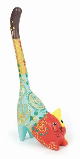 El Puente El Puente Deko-Katze / Ringhalter | Fair Trade & Handmade aus Indonesien – Produktbild 1 von 1