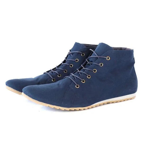 SORBAS SORBAS '66 veganer Sneaker aus Bio-Baumwolle (ungefüttert), Blau, – Produktbild 3 von 4