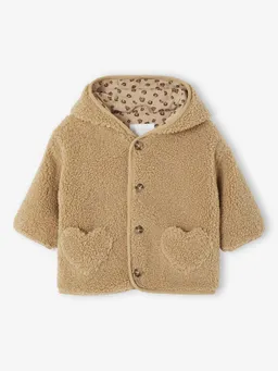 Vertbaudet Baby Jacke aus Teddyfleece mit Leo-Futter – Produktbild 1 von 1