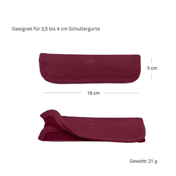 FUCHS & REBELL FUCHS & REBELL Schulterpolster für Crossbody Bags BELA & MIKA, Berry, – Produktbild 3 von 4