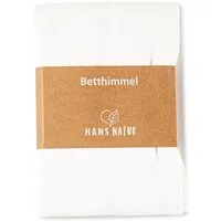 HANS NATUR Betthimmel Baldachin Bio-Baumwolle weiß 115 x 300 cm – Produktbild 1 von 1