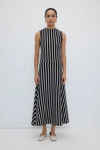 Rita Row Rita Row Langes Kleid ZUPPA aus Bio-Baumwollstrick, Stripes, – Produktbild 1 von 4