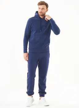 ORGANICATION ORGANICATION Herren vegan Soft Touch Sweat Hoodie Navy – Produktbild 1 von 1