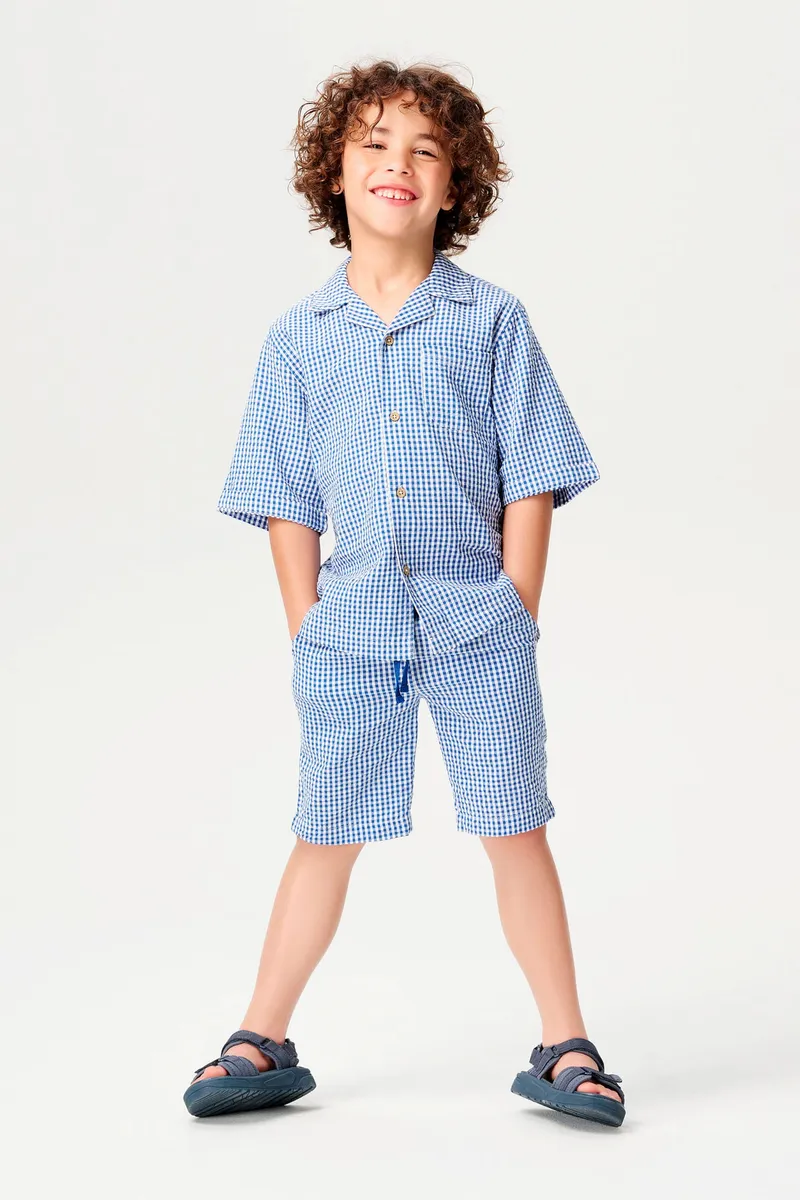 Noppies Kids Shorts Olbia, Blau, – Produktbild 3 von 3