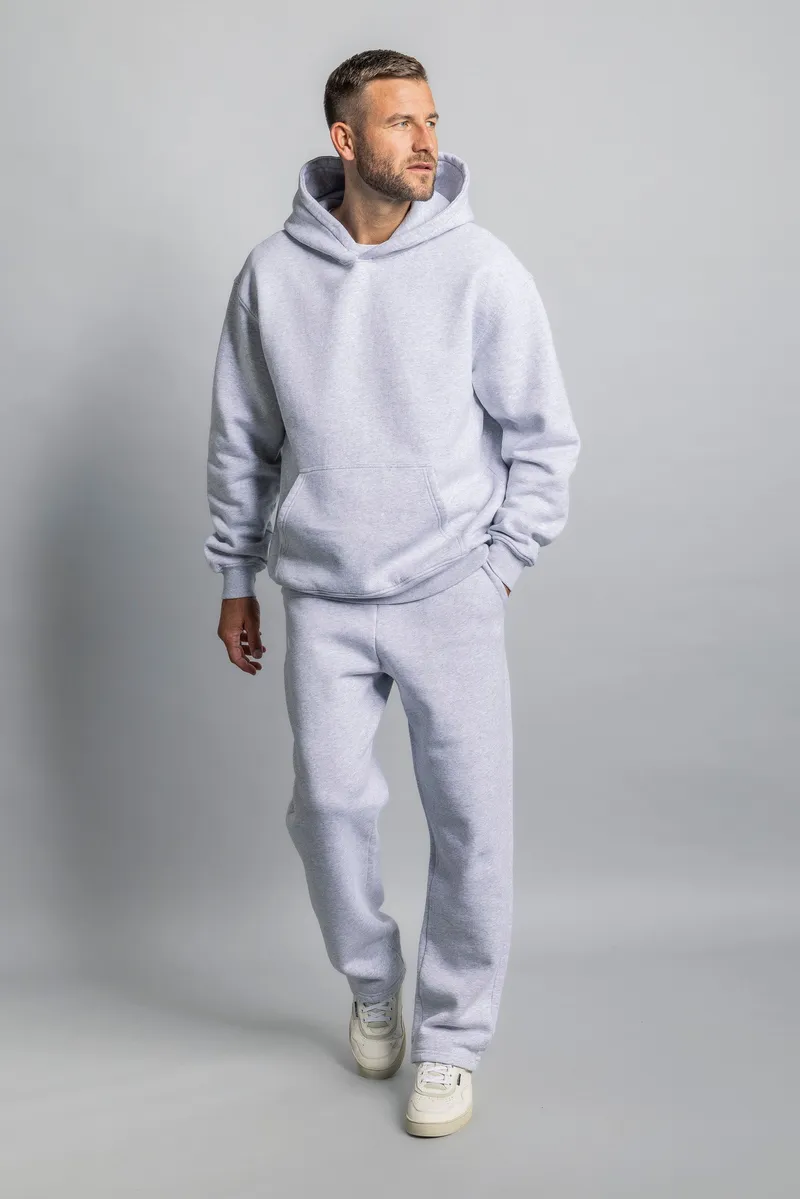 DIRTS DIRTS Herren vegan Jogginghose Relaxed Grau Meliert, Grau, – Produktbild 1 von 2