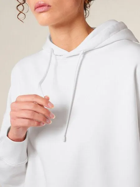 Human Family Human Family Bio Damen-Hoodie „Relax – Simple Beauty“, White, – Produktbild 2 von 4