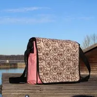 Schönes aus Indochina Schönes aus Indochina Upcycling Umschlagtasche Größe L vegan aus Stoffrestbeständen, Rose, – Produktbild 1 von 1