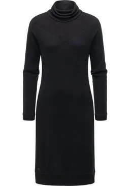 ragwear ragwear Jerseykleid Peona Modisches Damen Pulloverkleid mit Rollkragen – Produktbild 1 von 1
