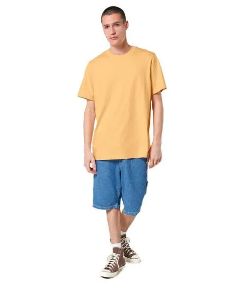 YTWOO YTWOO Nachhaltiges schweres Unisex T-Shirt, Hellorange, – Produktbild 4 von 4