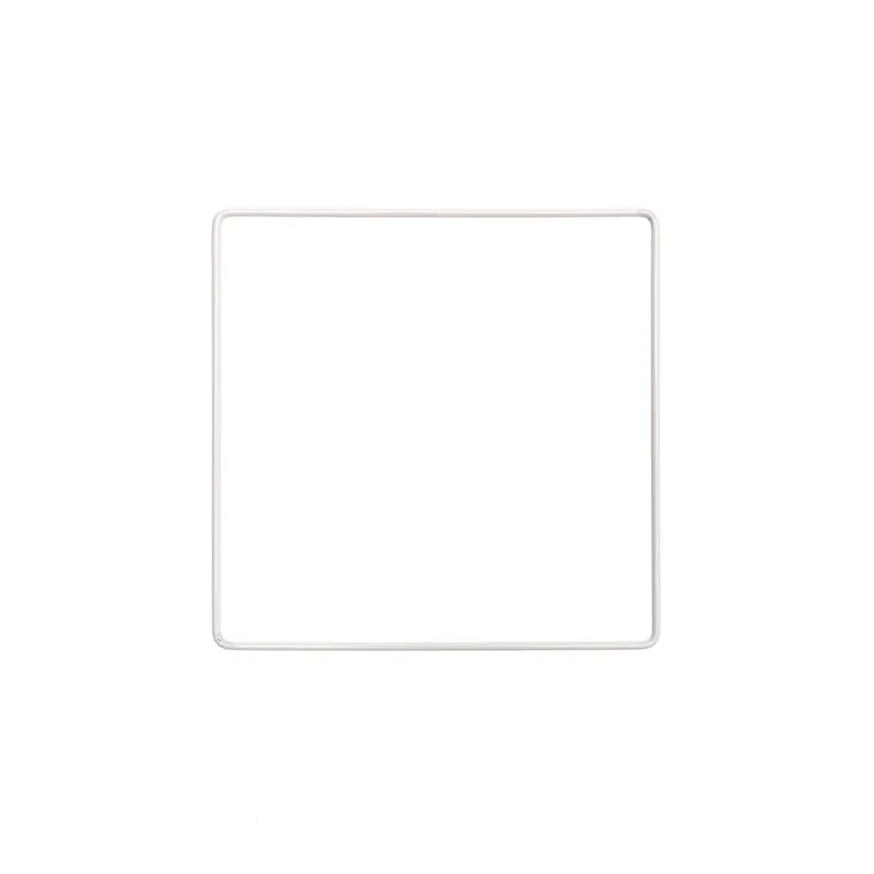 Rico Design Rico Design Metallring Quadrat weiß 15cm – Produktbild 1 von 1