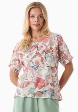 ORGANICATION ORGANICATION Bluse aus Bio-Baumwoll-Voile mit Blumenmuster – Produktbild 1 von 1