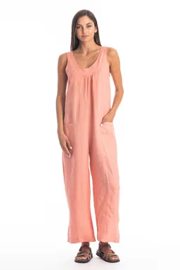 RAVENS VIEW IBIZA RAVENS VIEW IBIZA Damen vegan Jumpsuit Aura Koralle Lehm – Produktbild 1 von 1