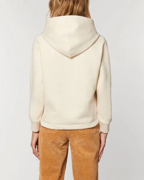 Human Family Human Family Kurzer Damen Hoodie "Invent - LIMITED", Natur, – Produktbild 2 von 4