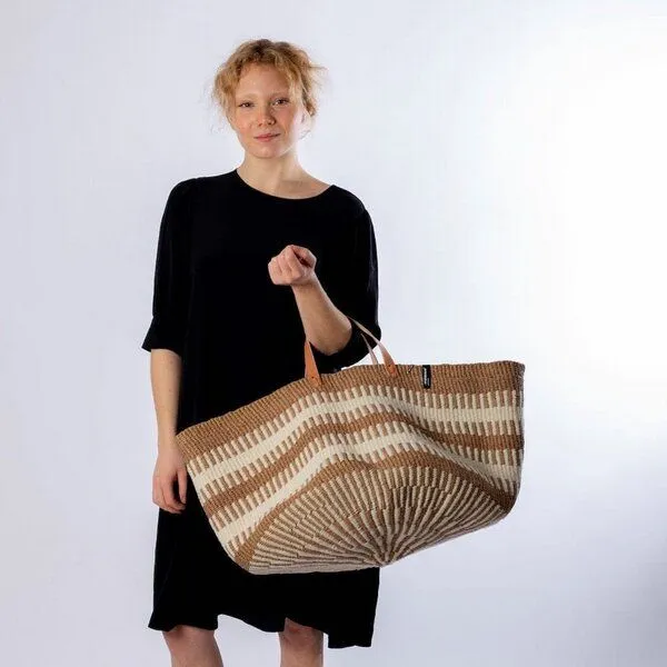 Mifuko KIONDO Korb Pamba XS/S/M/XXL - Wolle/Papier Aufbewahrungs- & Pflanzkorb by Mifuko – Produktbild 1 von 4