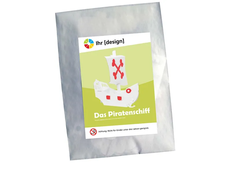 Bastelbogen 'Piratenschiff' – Produktbild 1 von 1