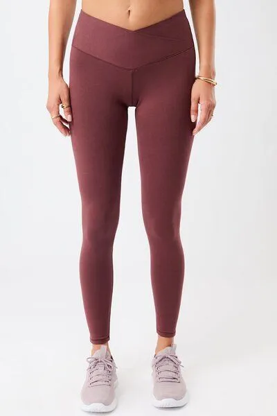 mandala Mandala Wrap Legging, Rosewood (rot), – Produktbild 1 von 4