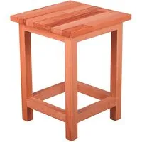 Hocker "MARCO 1" B 30 x T 30 x H 40 cm, Plattenstärke 2 cm, Kernbuche geölt – Produktbild 1 von 1