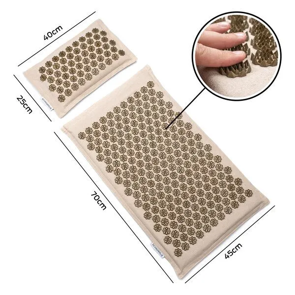 naturling naturling Akupressur Matte Set mit Zirbenkissen und Tasche – Produktbild 3 von 4