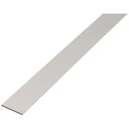 Alberts ALBERTS Flachstange, Alu silber elox., LxBxS 1000 x 15 x 2 mm – Produktbild 1 von 1