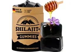5 Elementum Shilajit Original Gummies - 1600mg pro Tagesdosis Kapseln, Shilajit aus dem Himalaya für Energie & Vitalität - 100% Natürlich & Vegan à 210 g – Produktbild 1 von 1