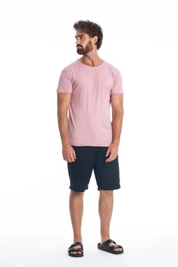 RAVENS VIEW IBIZA RAVENS VIEW IBIZA Herren vegan T-Shirt Rundhalsausschnitt Wild Malva Rosa – Produktbild 1 von 1