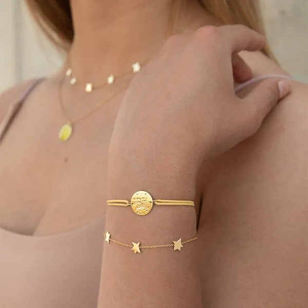 Eppi Eppi Silbernes Armband mit Sternen Der Kleine Prinz, Rosa, – Produktbild 3 von 4
