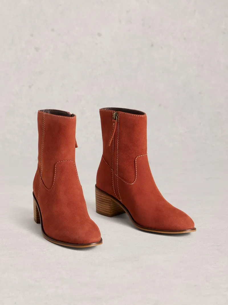 White Stuff Wildlederstiefeletten Izzy - 39, Dunkelorange, – Produktbild 2 von 4