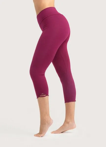 Frija Omina Frija Omina Bio Capri Leggings Feel, Beere (rot), – Produktbild 1 von 2