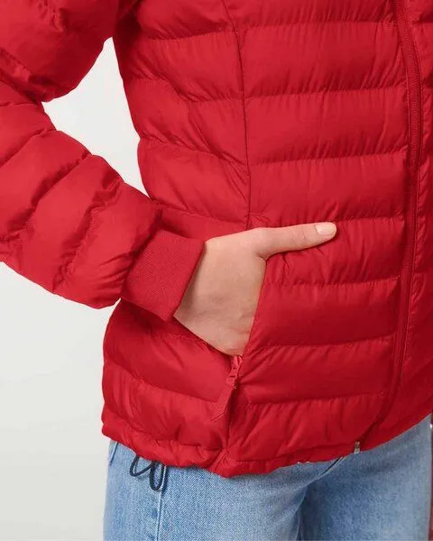 YTWOO YTWOO Leichte sportliche Jacke für Damen | Steppjacke | aus recyceltem PET, Rot, – Produktbild 3 von 3
