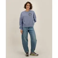 Kultgut Kultgut Vintagelook- Biofair- Pulloversweater im Boxistyle / structure of mushroom – Produktbild 1 von 1