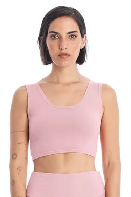 RAVENS VIEW IBIZA RAVENS VIEW IBIZA Damen vegan Yoga Top Malva Rosa – Produktbild 1 von 1