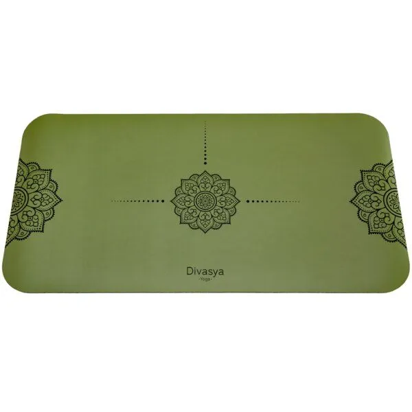 Divasya Divasya Yoga Pad "professional grip" | extra breit & lang, Grün, – Produktbild 1 von 4