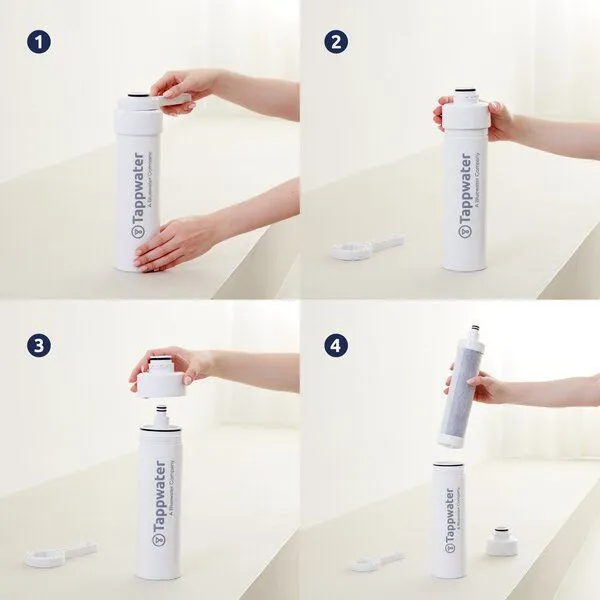 Tappwater Ersatzfilter für Untertisch-Wasserfilter Tappwater InlinePro SMR – Produktbild 2 von 4