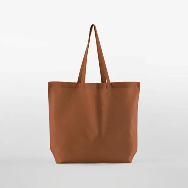 Westford Mill Westford Mill große Baumwolltasche Shopper Einkaufstasche Maxi, Braun (terracotta), – Produktbild 1 von 2