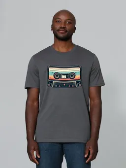 watapparel watapparel T-Shirt Unisex Retro Kassette – Produktbild 1 von 1