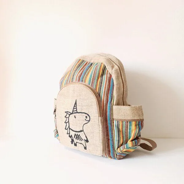 Himal Hemp HH Rucksack UNICORN aus Hanf von Himal Hemp (Backpack Medium), Gelb, – Produktbild 3 von 4