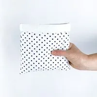 ever again ever&again Snack Bag Single, Lunch Bag Single, Sandwich Bag Single, Brotbeutel Single, Blue dotty, – Produktbild 1 von 1
