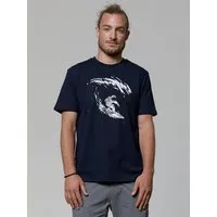 watapparel watapparel T-Shirt Unisex Surfing Spaceman, French navy, – Produktbild 1 von 1