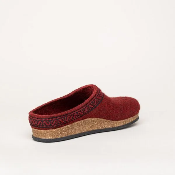 Stegmann Stegmann Filzclog 108 aus 100% Merino-Wolle für Damen & Herren, Dunkelrot, – Produktbild 4 von 5