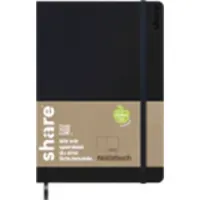Share share Notizbuch DIN A5 blanko, dunkelblau - NEU – Produktbild 2 von 2