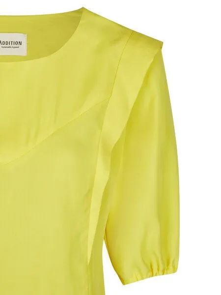 Addition Sustainable Apparel Addition Sustainable Apparel Bluse aus Tencel - Voluminous Blouse, Lemon (gelb), – Produktbild 3 von 3