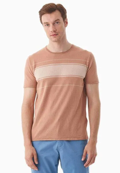 ORGANICATION ORGANICATION Strickshirt aus Bio-Baumwolle, Tan/soft beige, – Produktbild 1 von 4