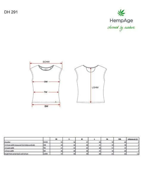 HempAge HempAge Damen Streifenshirt Hanf/Biobaumwolle, Almond (braun), – Produktbild 4 von 4