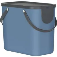 rotho rotho Abfallbehälter "ALBULA" aus Recyclingkunststoff, 25 l, horizon blue – Produktbild 1 von 1