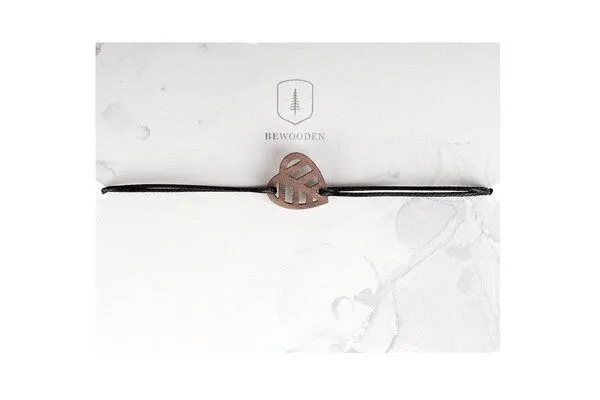BeWooden BeWooden Holzarmband Lindenleaf – Produktbild 1 von 2
