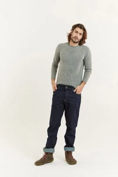 Flax and Loom Flax and Loom Regular Fit Jeans Satch, Rinse (blau), – Produktbild 1 von 8