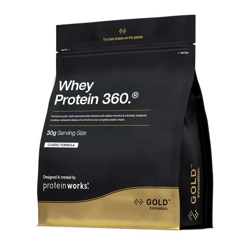 The Protein Works The Protein Works Whey Protein 360 ® 1200 g Bananenmilchshake – Produktbild 1 von 1