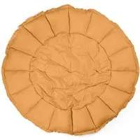play&go 3-in-1 Krabbeldecke, Nestchen, Aufbewahrung Bio-Baumwolle gelb Durchmesser ca. 130 cm – Produktbild 1 von 1