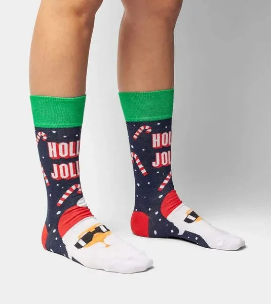 DillySocks DillySocks Socken Hipster Holiday aus Biobaumwoll-Mix, Blau, – Produktbild 3 von 4