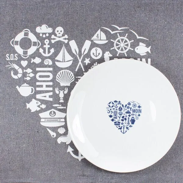 Bow & Hummingbird Bow & Hummingbird Porzellanteller Nordisch by Heart – Produktbild 4 von 4